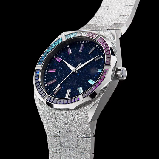 Silver Space Ice Watch