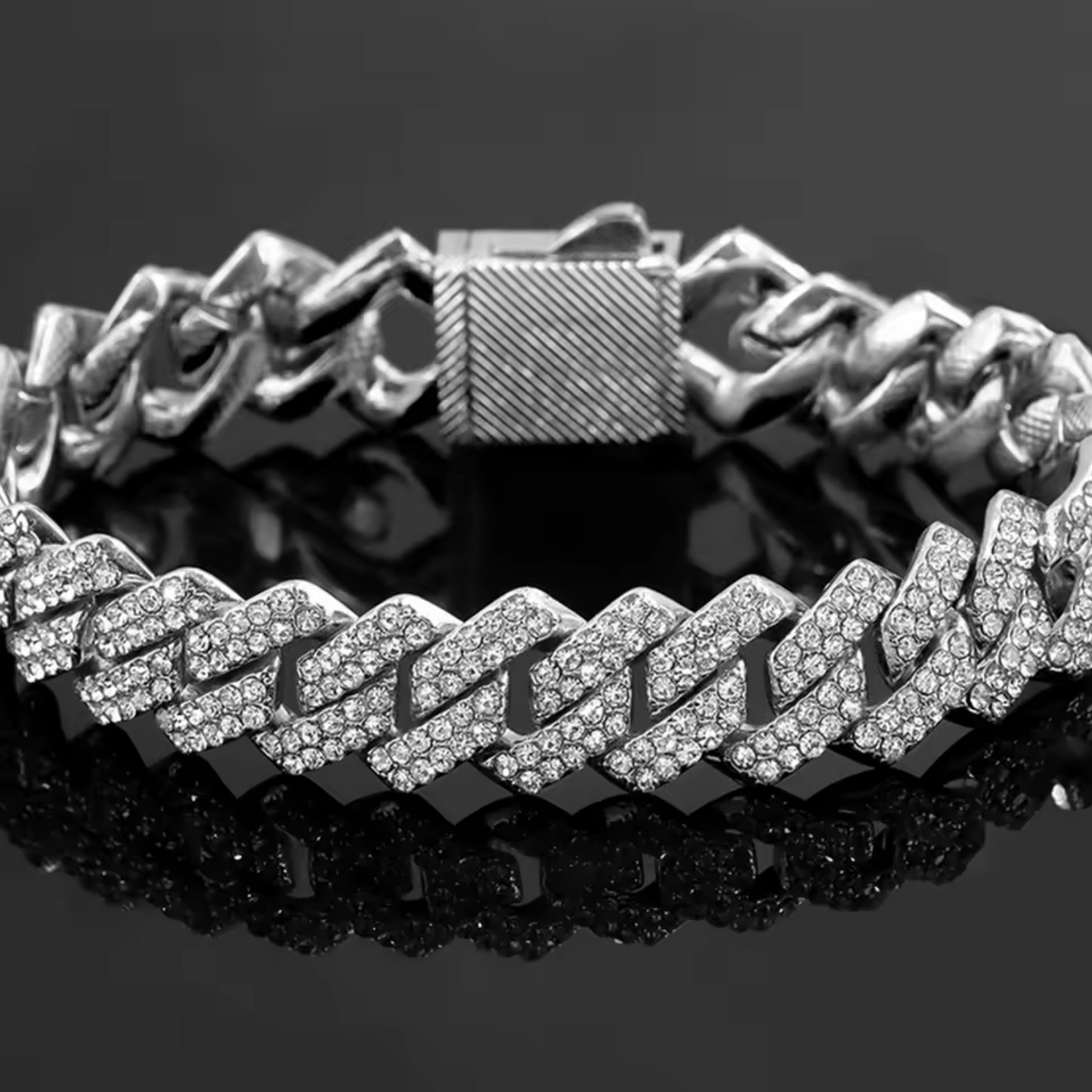 Silver Ice Bracelet