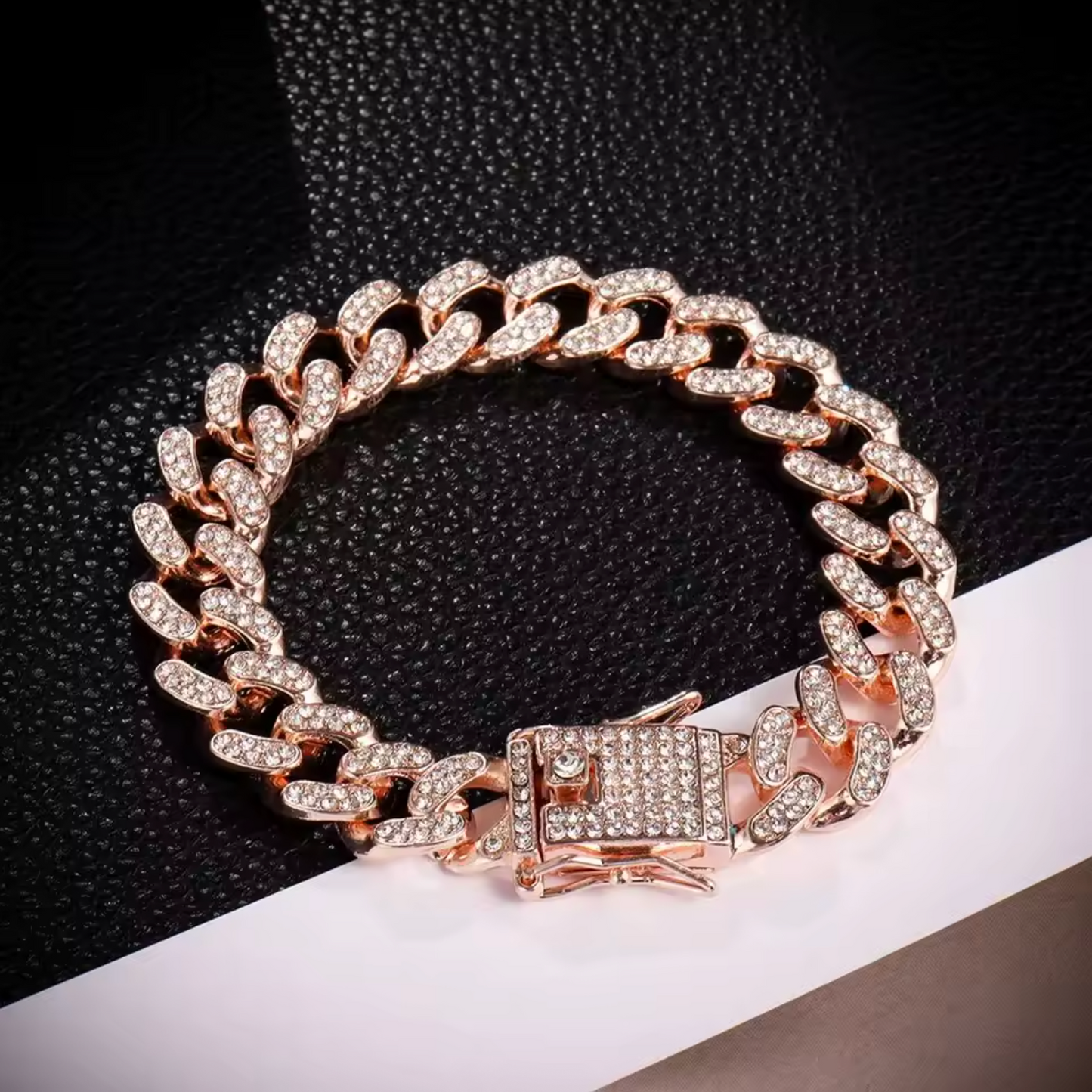 Rose Gold Ice Bracelet