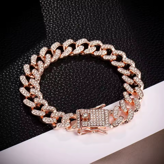 Rose Gold Ice Bracelet