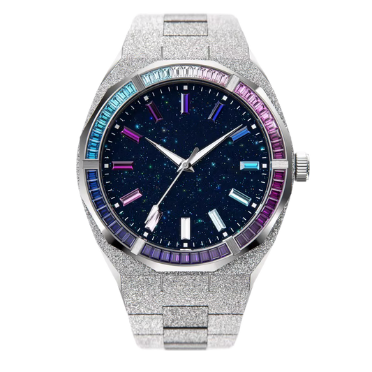 Silver Space Ice Watch