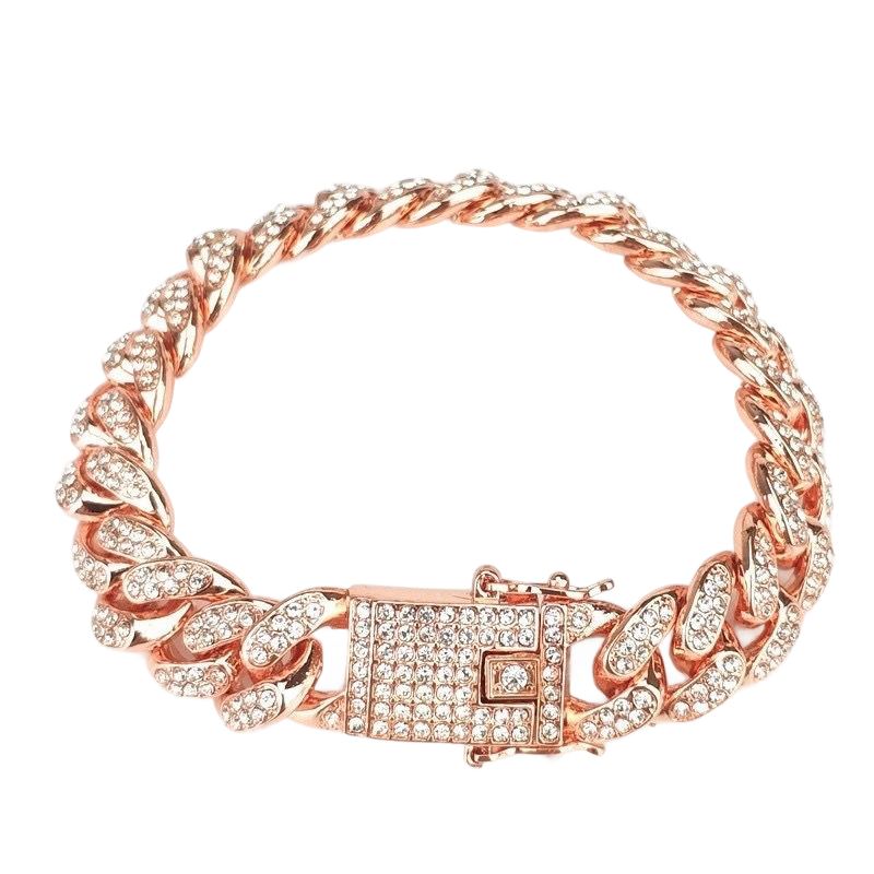 Rose Gold Ice Bracelet