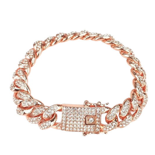 Rose Gold Ice Bracelet